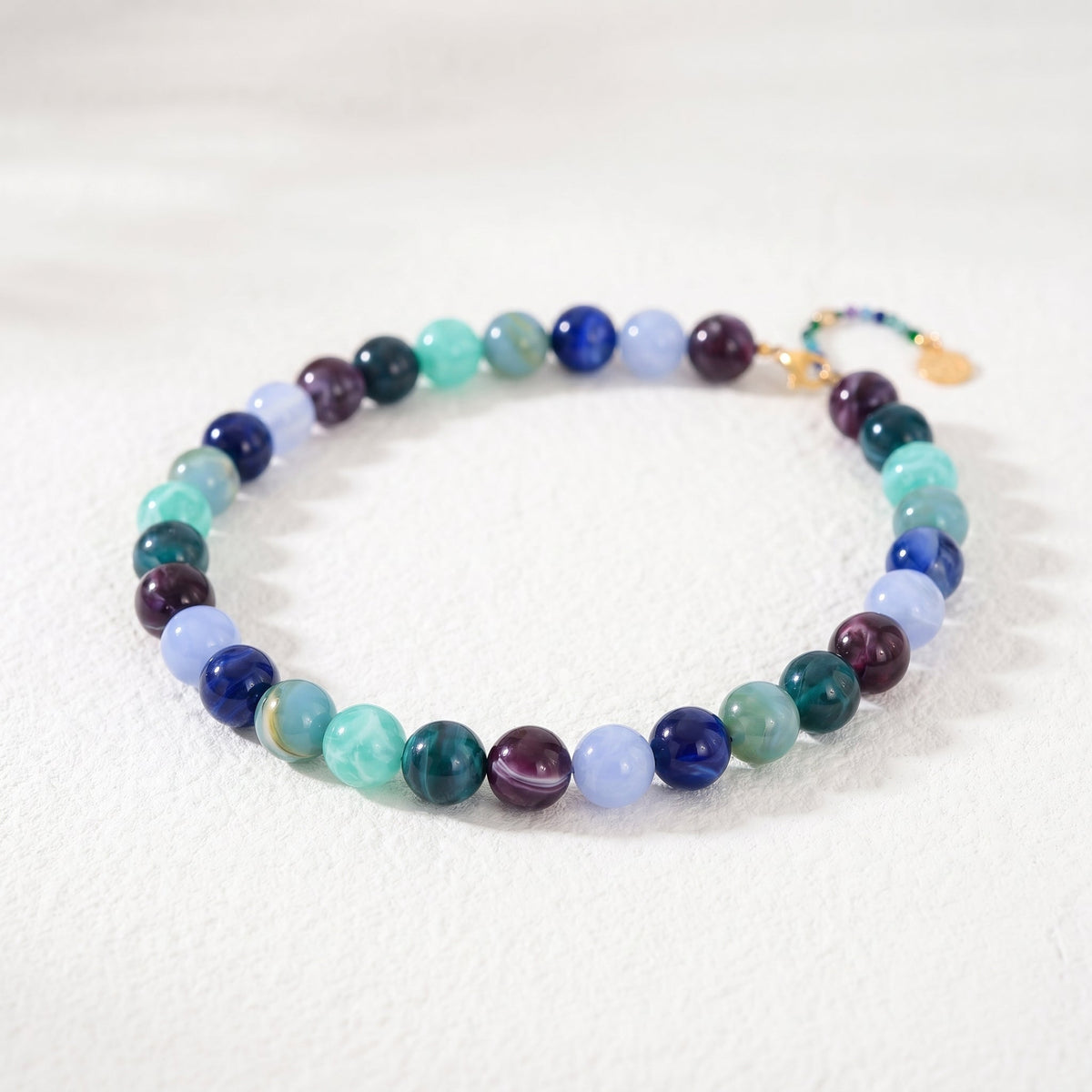 Chunky Coastal Beaded Necklace