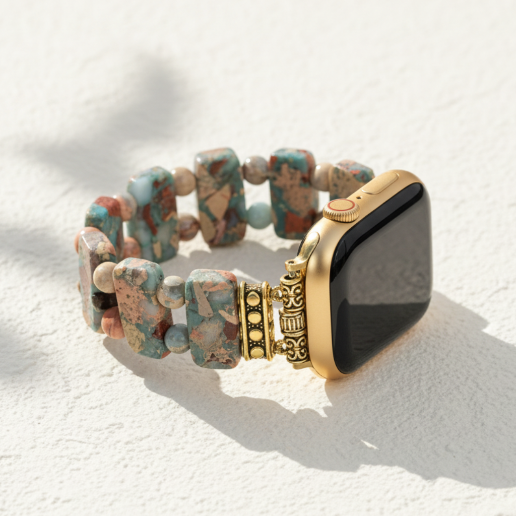 Zen Tibetan Stretch Apple Watch Strap