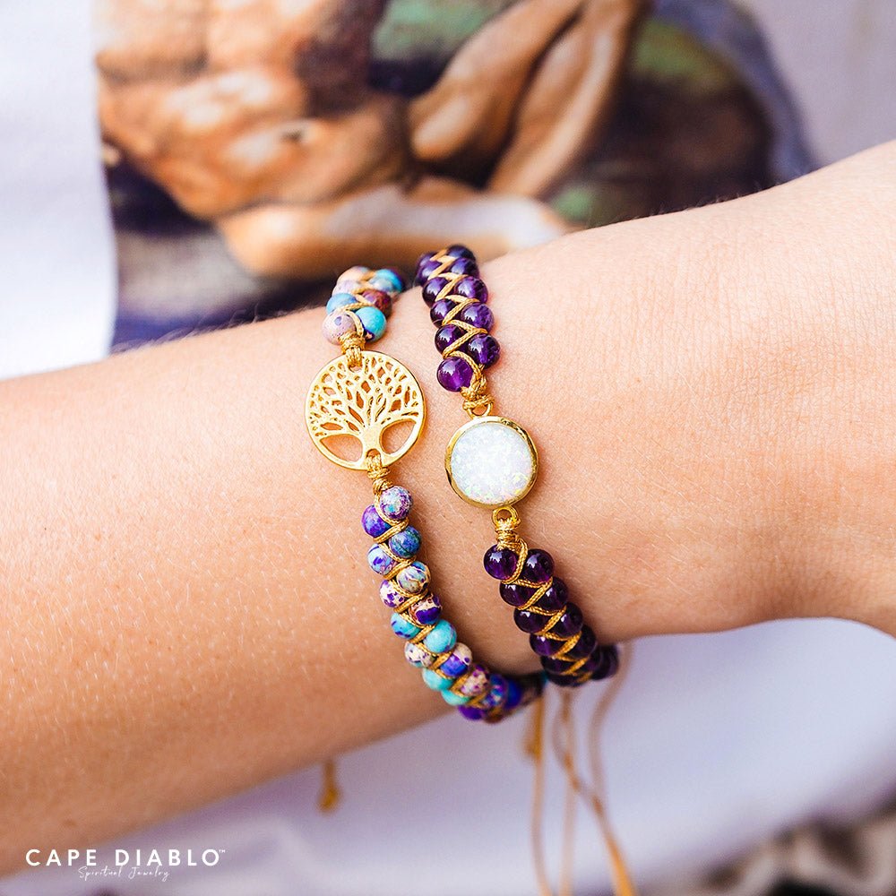 Intense Amethyst Healing Bracelet - Cape Diablo