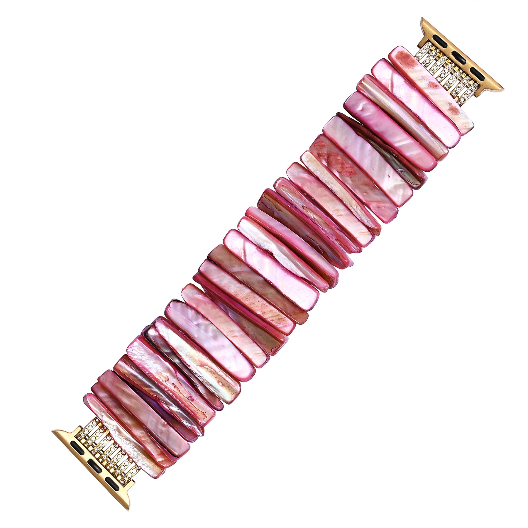 Imperial Orchid Shell Stretch Apple Watch Strap