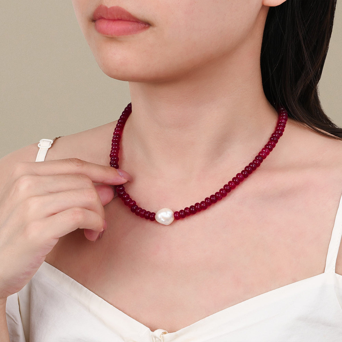 Jade Pearl Harmony Necklace