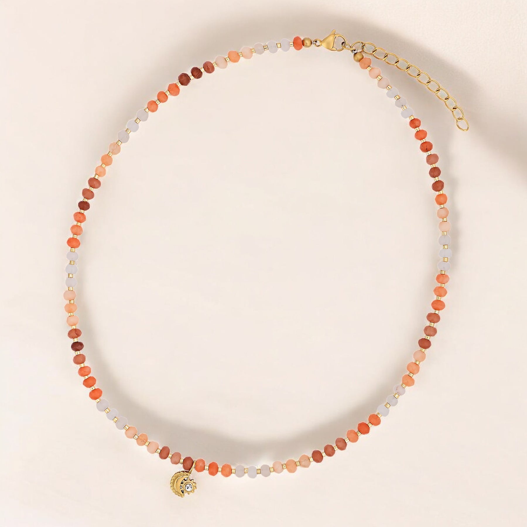 Sunset Glow Jade Necklace