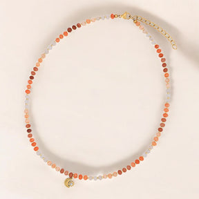 Sunset Glow Jade Necklace