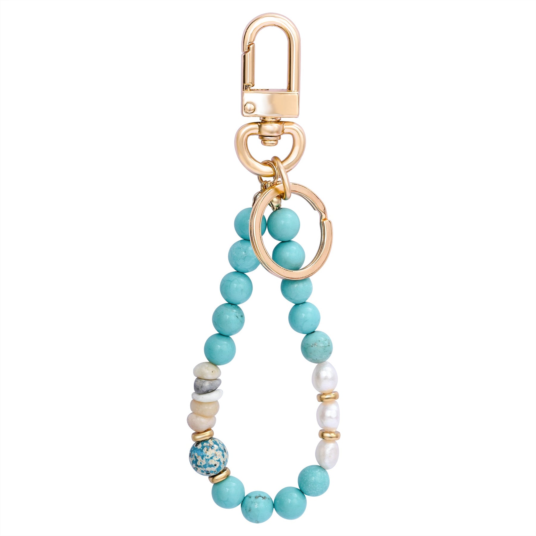 Howlite Harmony Bag Charm
