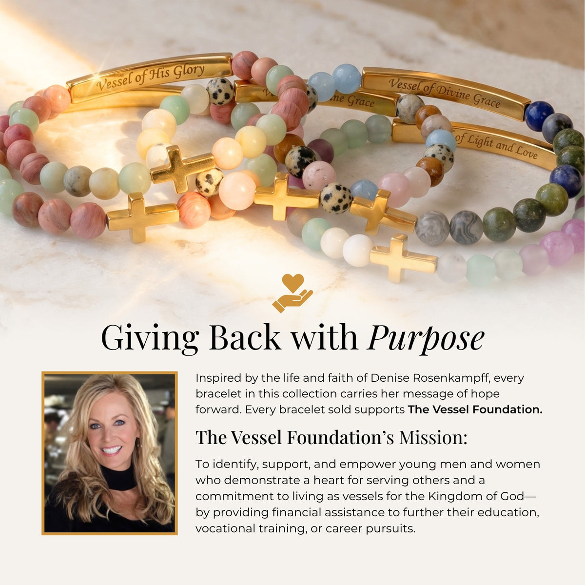 Vessels of Purpose Secret Message Tiger Bracelet