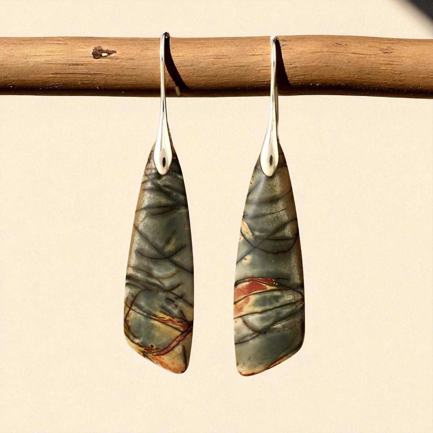 Forest Ember Drop Earrings