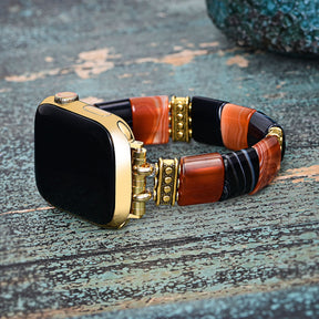 Haunted Stripes Halloween Apple Watch Strap