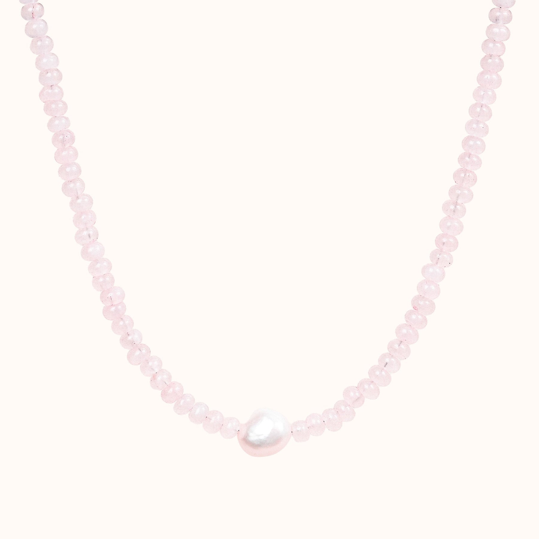 Rose Glow Pearl Necklace