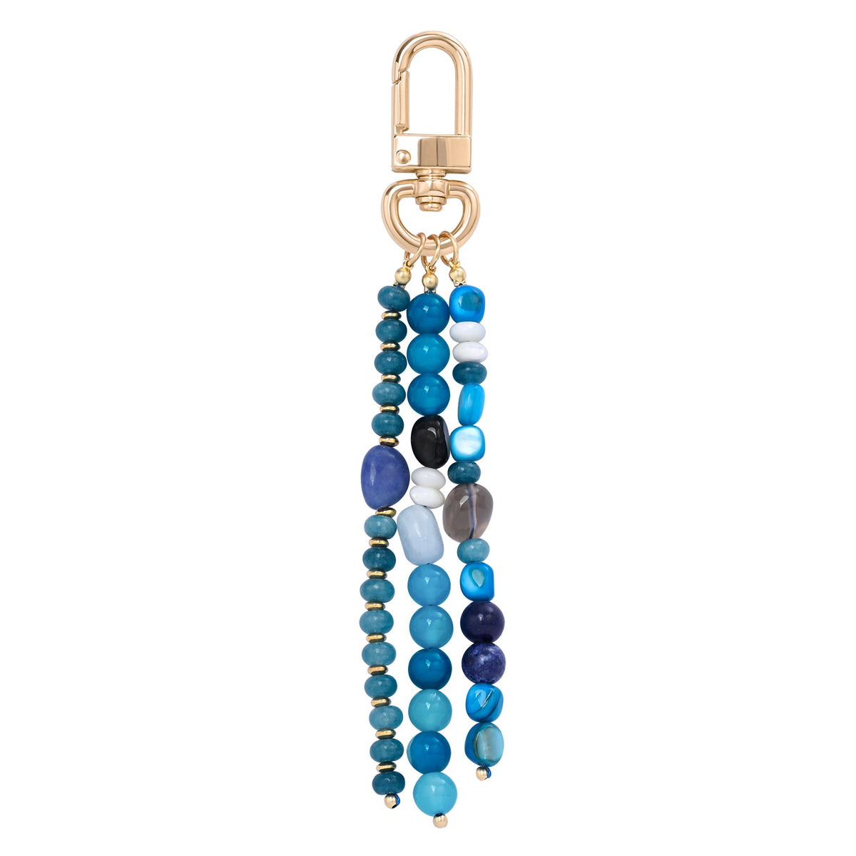 Blue Agate Harmony Bag Charm