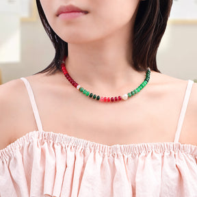 Evergreen Christmas Magic Necklace