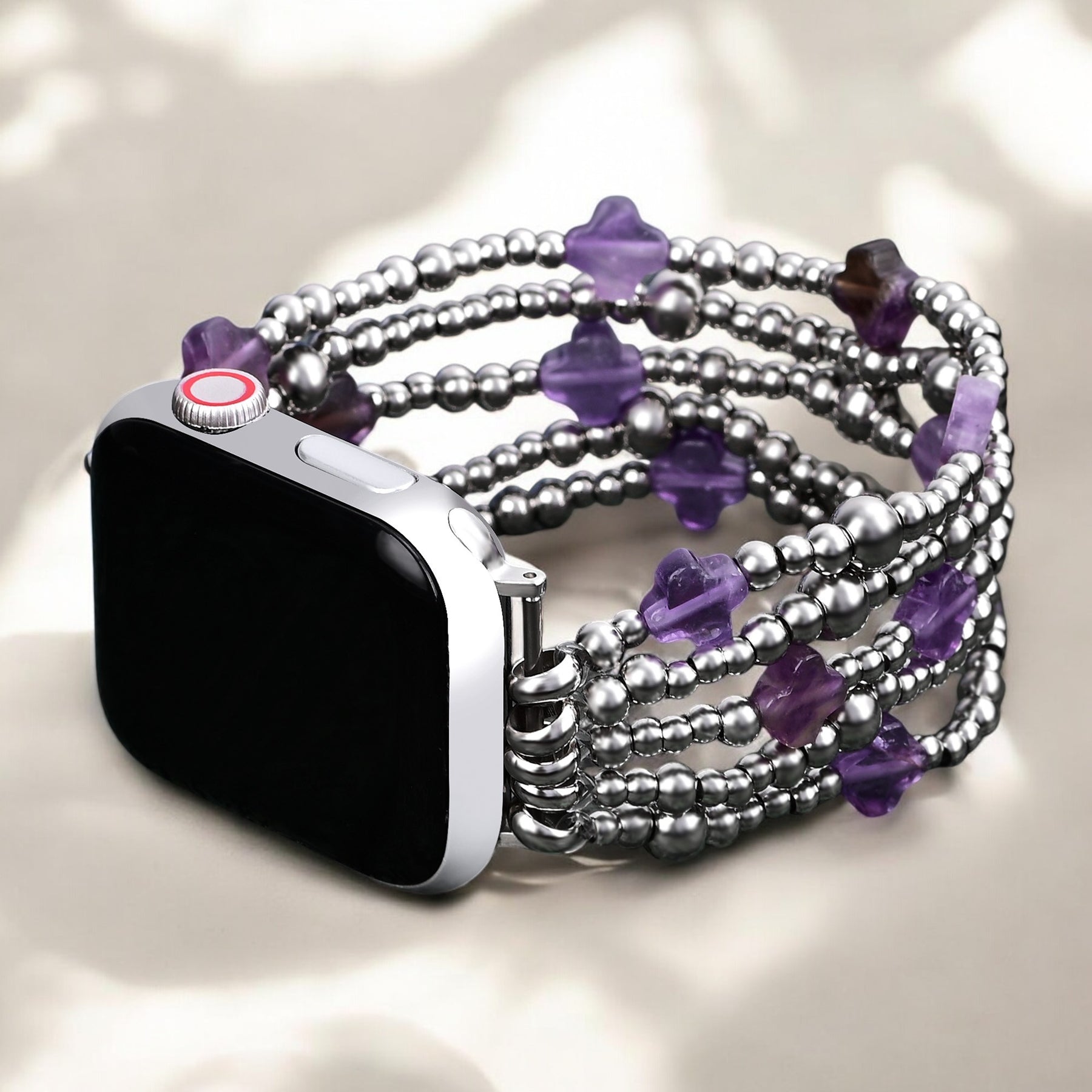 Celestial Charm Cross Stretch Apple Watch Strap