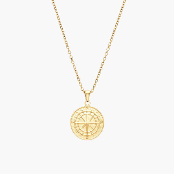 Compass Pendant (Gold)