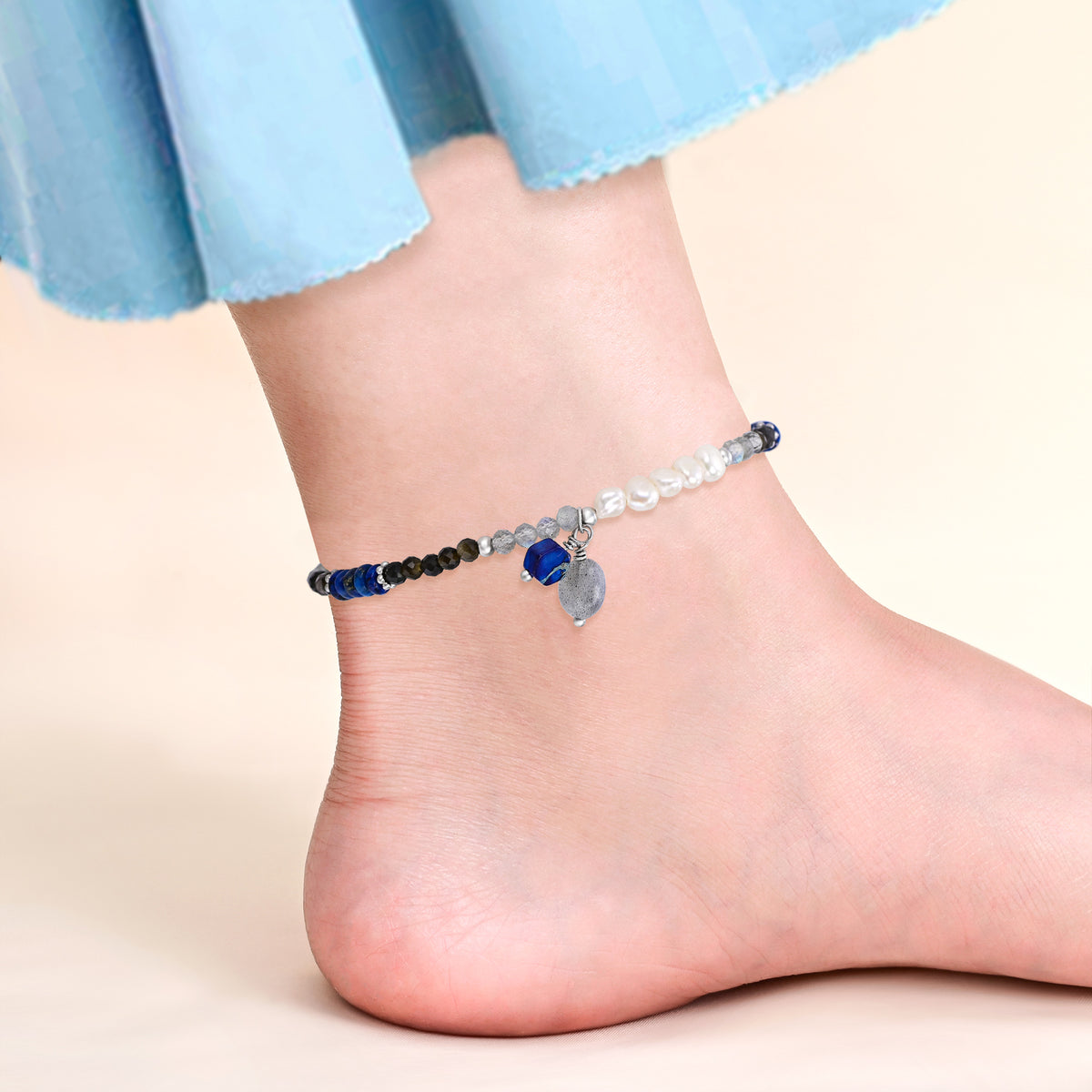 Mystic Lapis Harmony Anklet