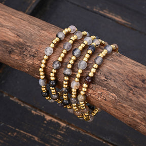 Agate Elegance Bracelet Set