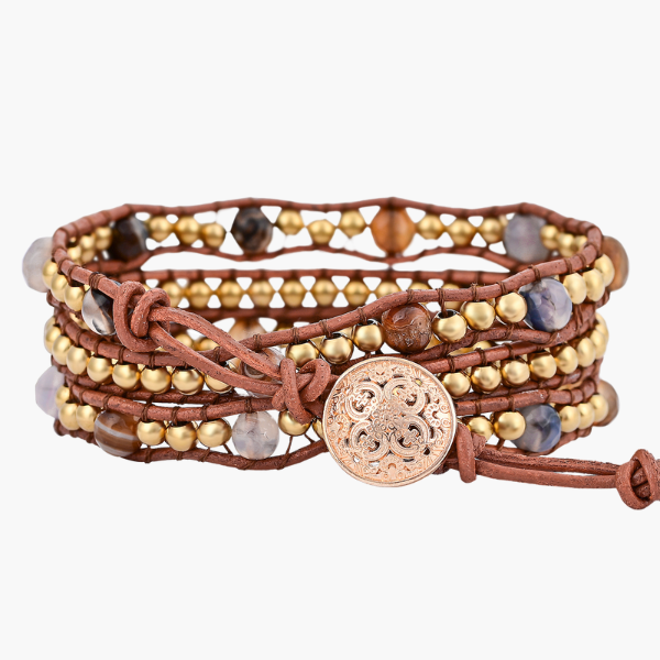 Terra Glow Wrap Bracelet