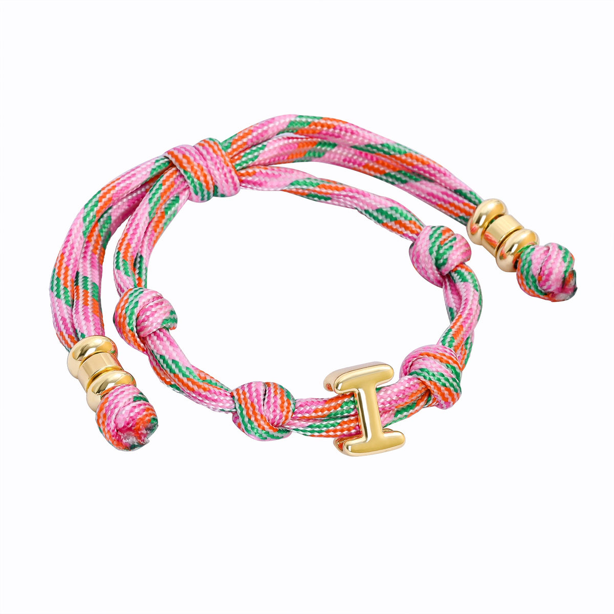 Knotted Initial Bracelets