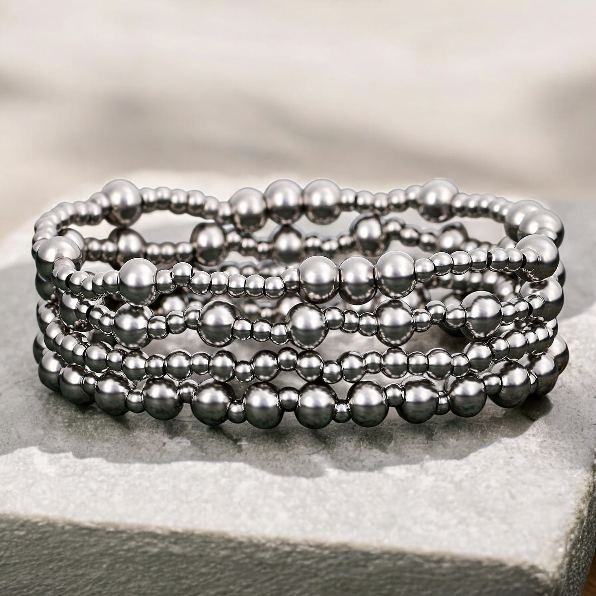 Platinum Demure Bracelet Set