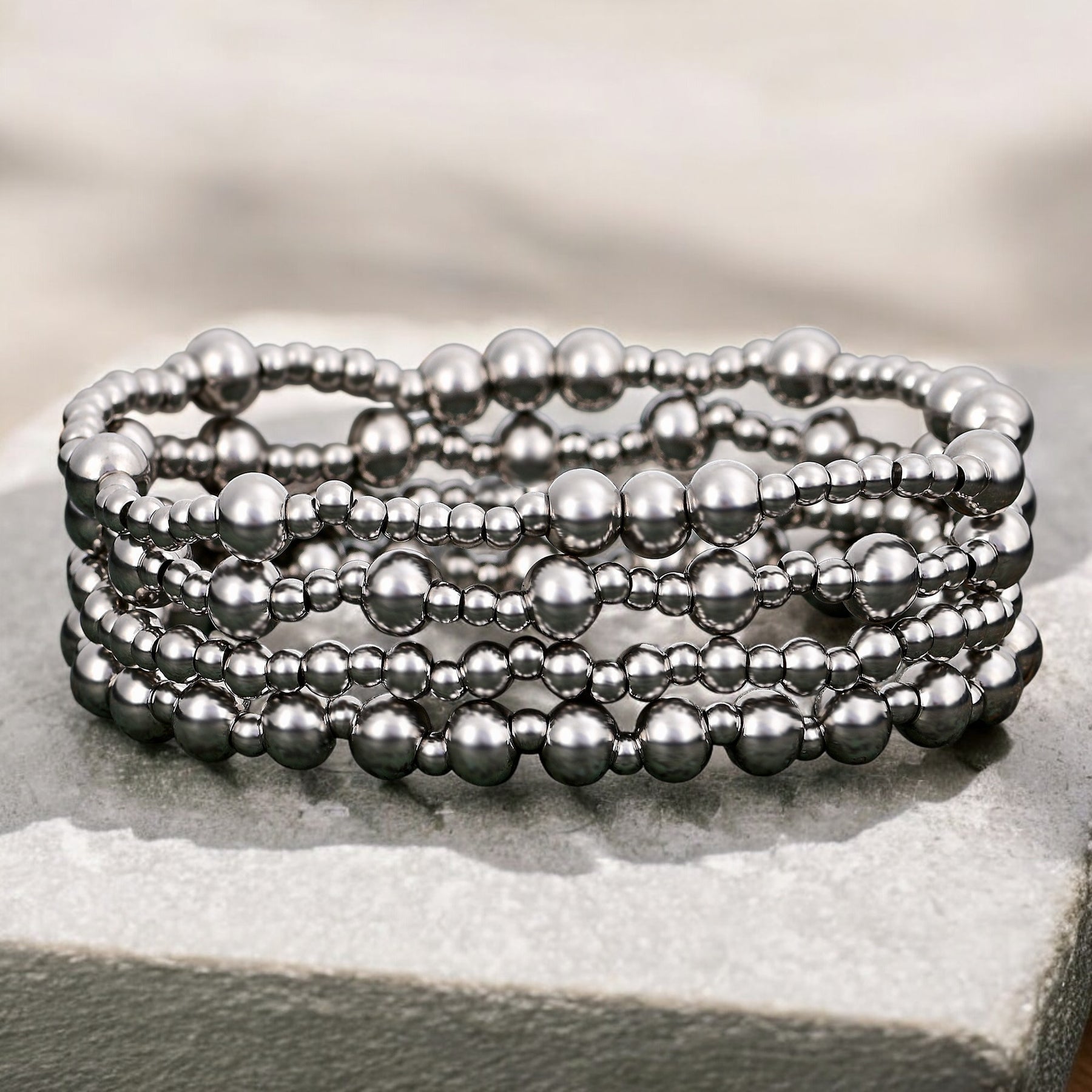 Platinum Demure Bracelet Set