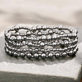 Platinum Demure Bracelet Set