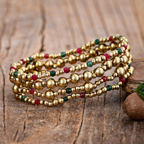 Christmas Gold Magic Bracelet Set