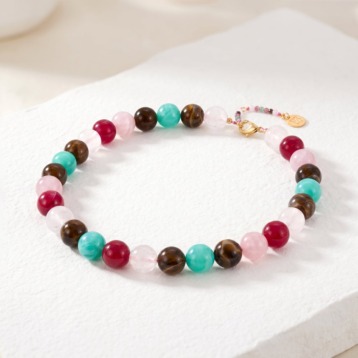 Chunky Tropical Beaded Necklace