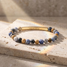 Secret Message Pastel Stone Bracelet