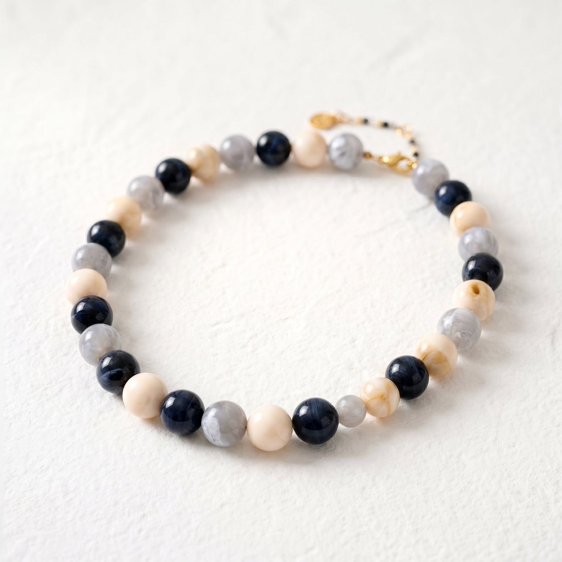 Chunky Purple Beaded Necklace