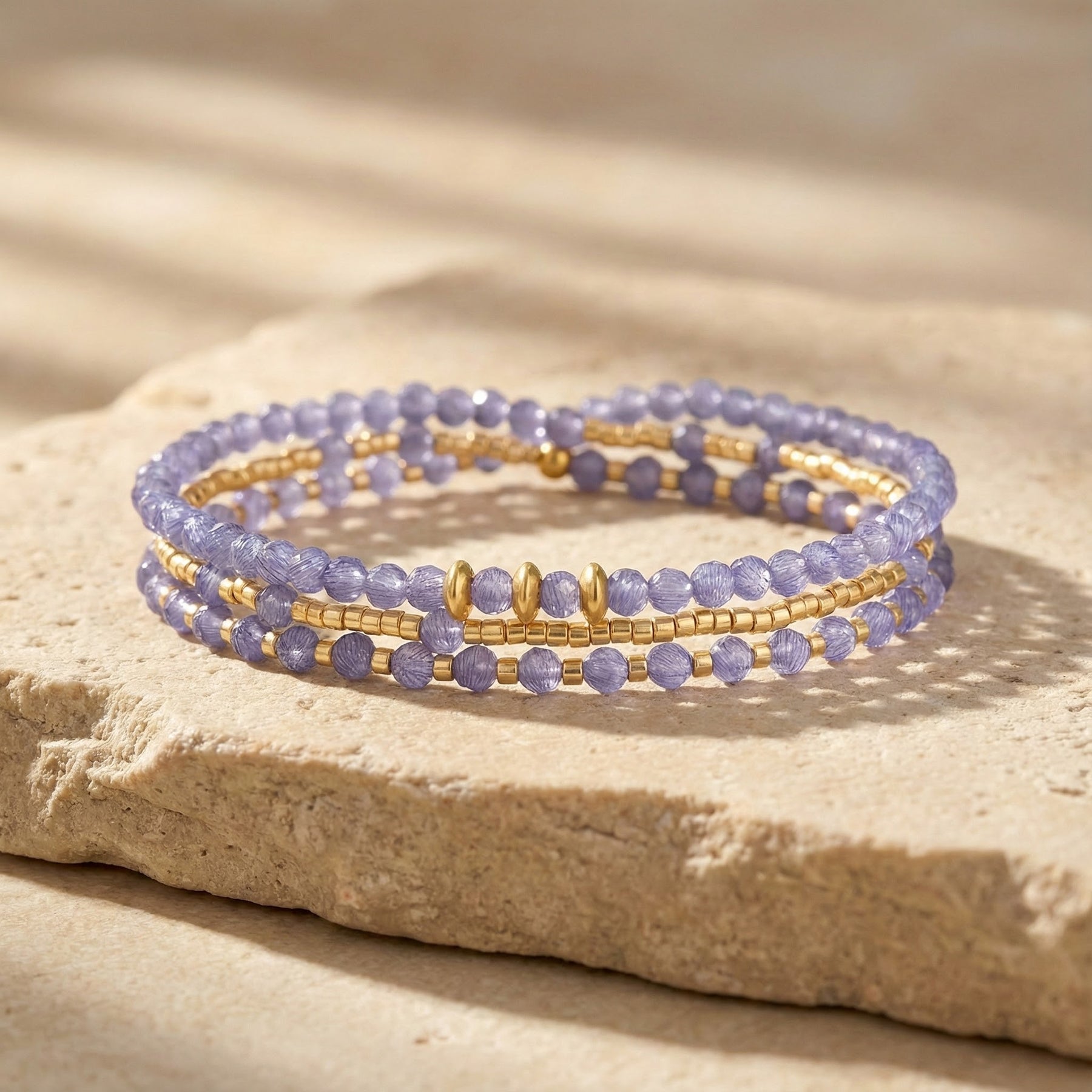 Lilac Glow Multi-Style Bracelet/Necklace
