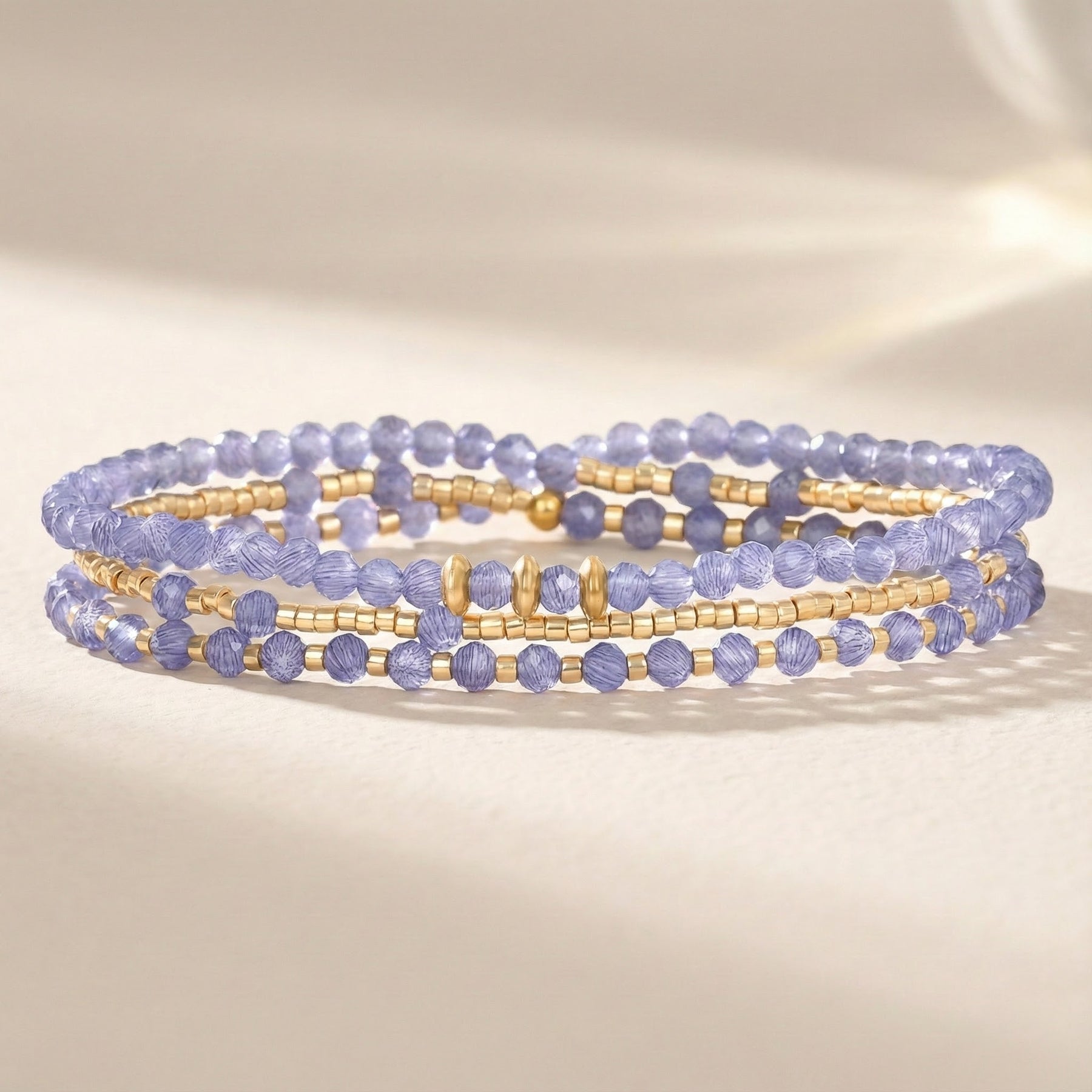 Lilac Glow Multi-Style Bracelet/Necklace