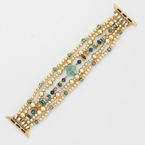 Golden Oasis Stretch Apple Watch Strap
