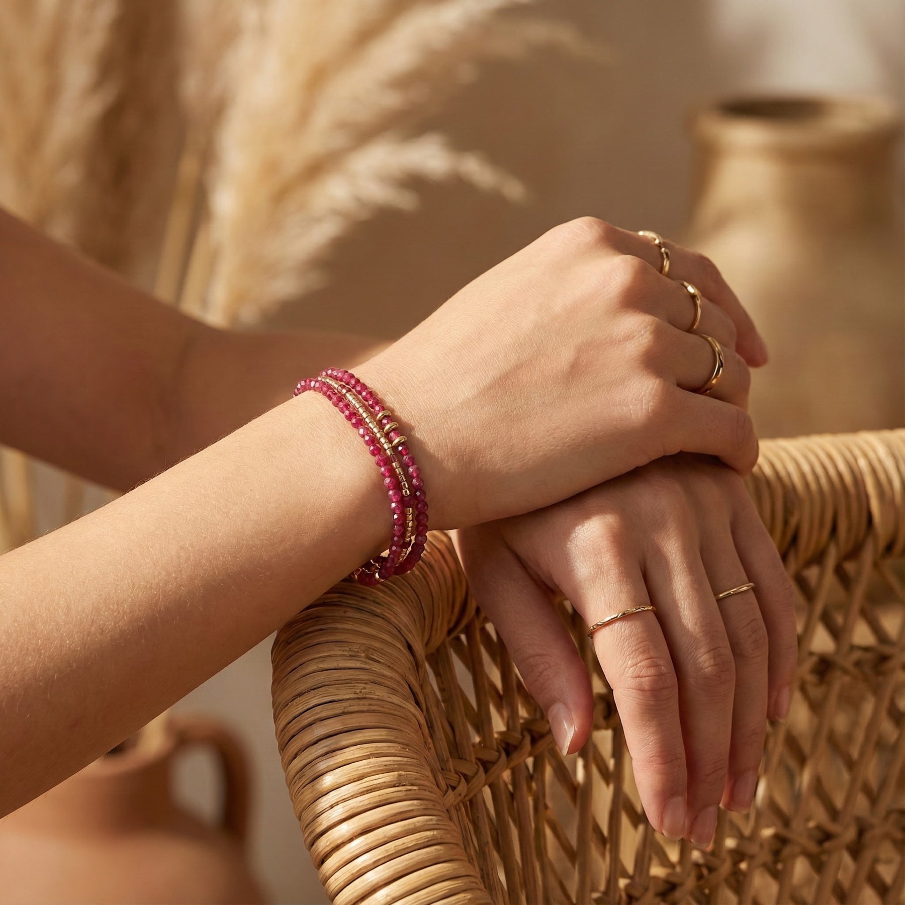 Crimson Dream Multi-Style Bracelet/Necklace