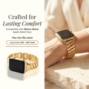 Golden Glamour Luxury Apple Watch Strap