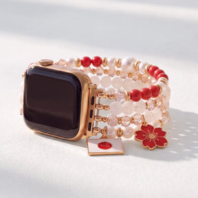Japan Sakura Bloom Stretch Apple Watch Strap