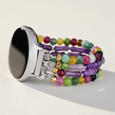 Mosaic Amethyst Samsung Galaxy Stretch Watch Strap