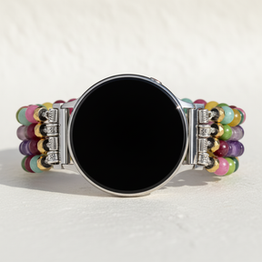 Mosaic Amethyst Samsung Galaxy Stretch Watch Strap