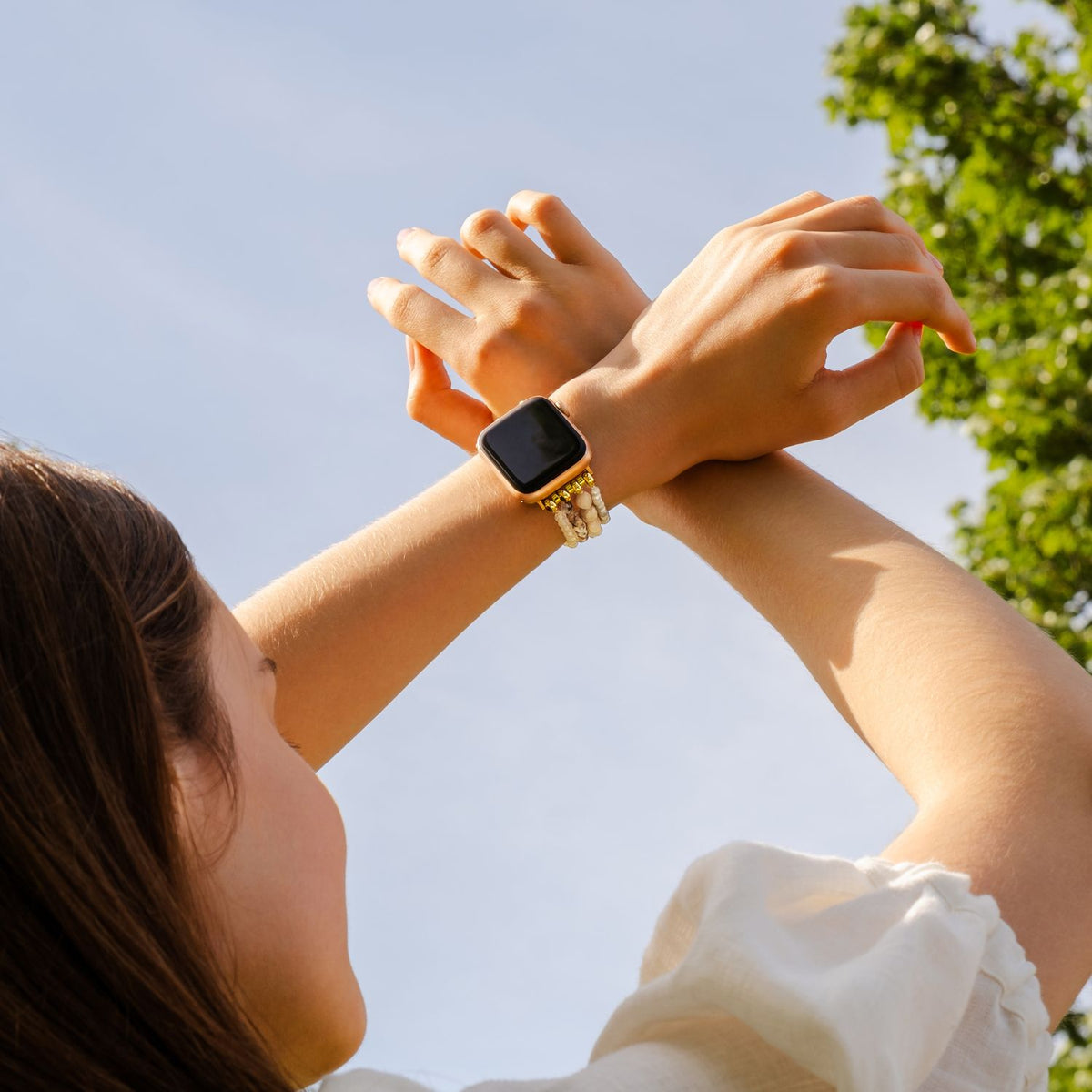 Moonlit Agate Harmony Apple Watch Strap