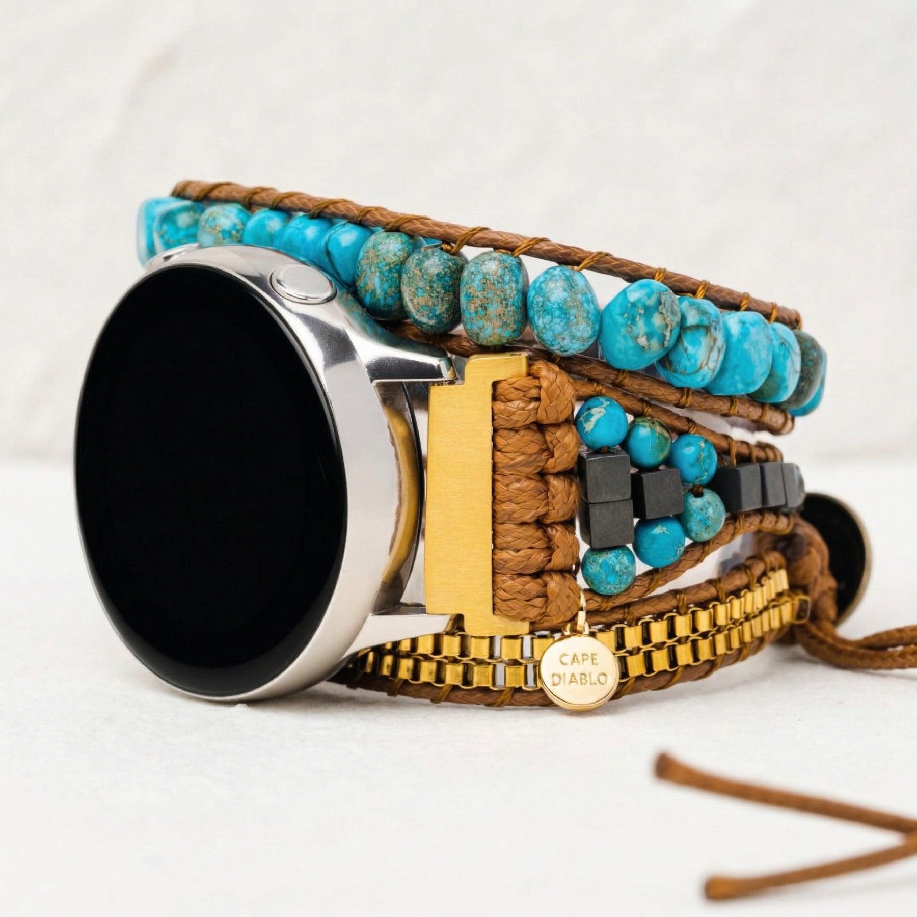 Turquoise Calming Energy Samsung Galaxy Watch Strap
