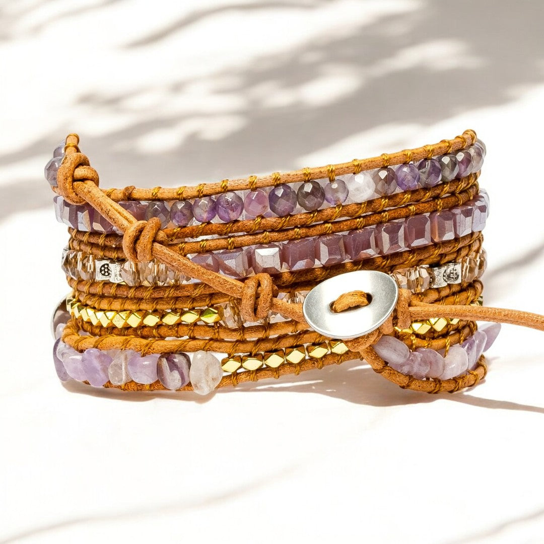 Amethyst Imperial Wrap Bracelet