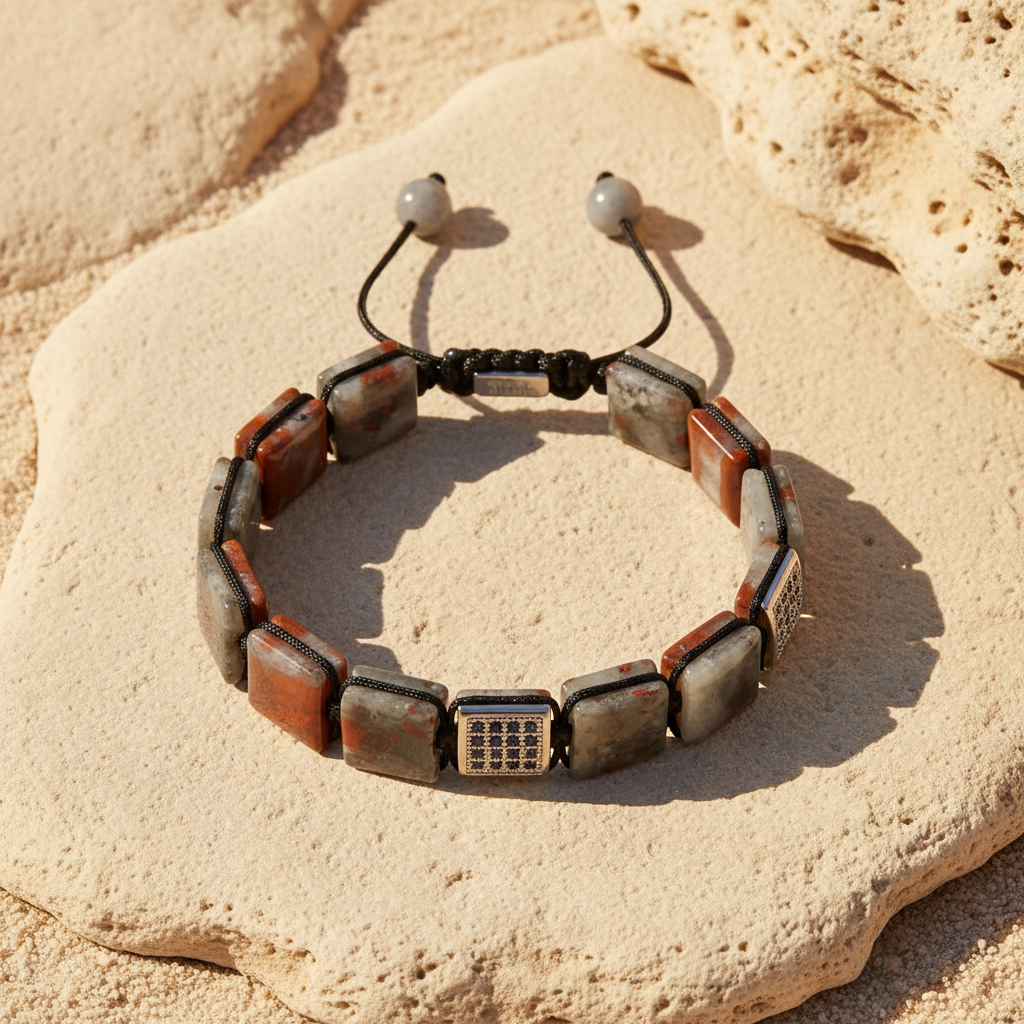 Men’s African Bloodstone Bracelet