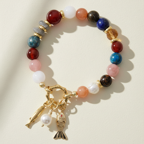 Lapis Voyage Charm Bracelet