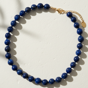 Midnight Lapis Choker Necklace