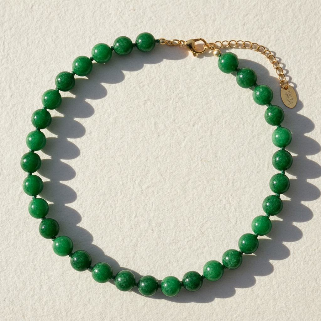 Emerald Spirit Choker Necklace