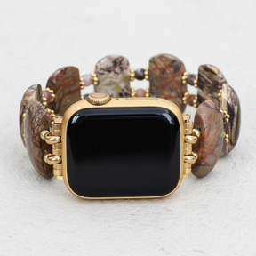 Desert Horizon Agate Stretch Apple Watch Strap