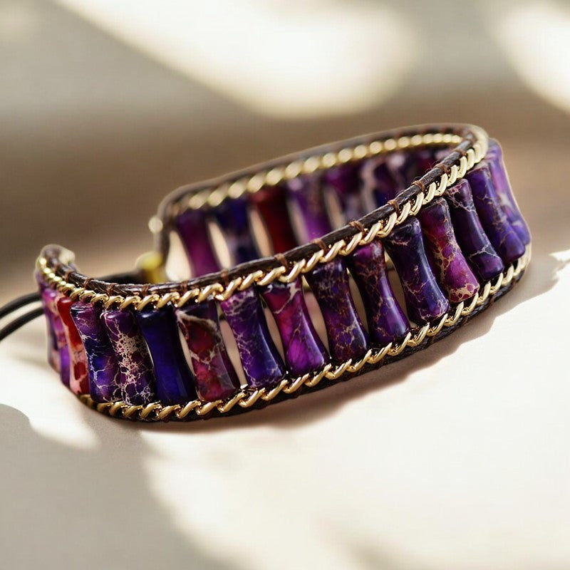 Magical Purple Jasper Energy Bracelet