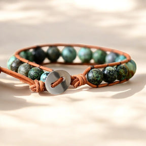 Men's Boho African Turquoise Bracelet