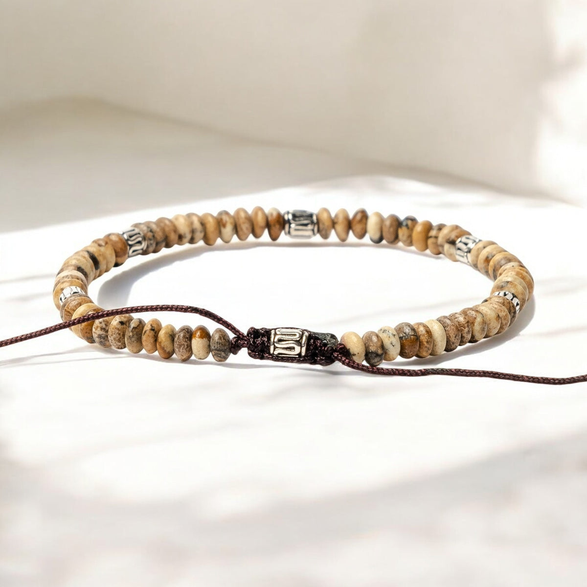 Men's Tibetan Jasper Bracelet