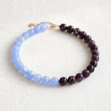 Chunky Gray Beaded Necklace