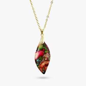 Burgundy Ivy Emperor Jasper Necklace - Cape Diablo