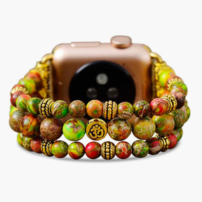 Conifer Jasper Stretch Apple Watch Strap - Cape Diablo