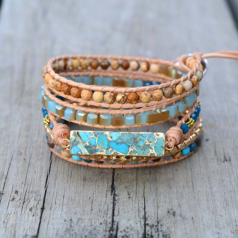 Golden Ocean Turquoise Wrap - Cape Diablo